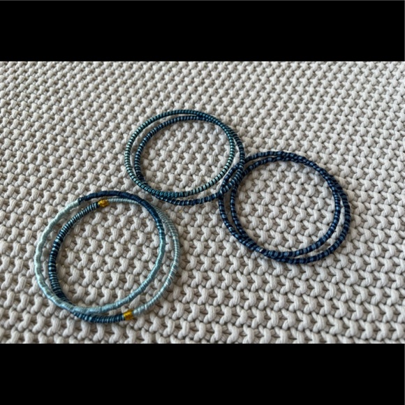 Blue threaded bangles - Picture 3 of 3
